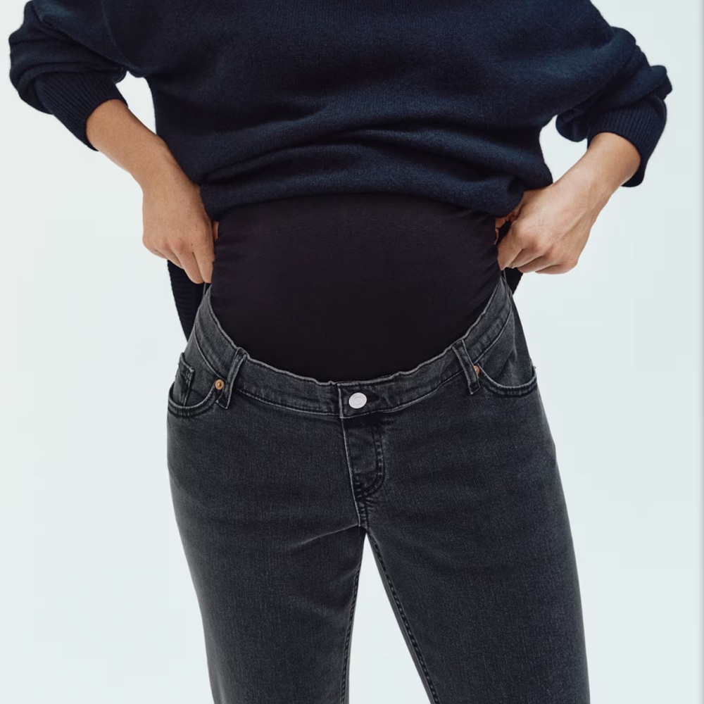H&M Mama Women's Black Maternity Jeans